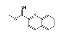 methyl quinoline-2-carboximidothioate结构式