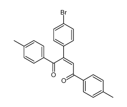 2-(4-bromophenyl)-1,4-bis(4-methylphenyl)but-2-ene-1,4-dione Structure