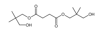 bis(3-hydroxy-2,2-dimethylpropyl) butanedioate结构式