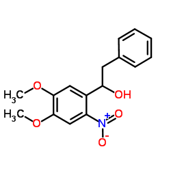 1-(4,5-DIMETHOXY-2-NITRO-PHENYL)-2-PHENYL-ETHANOL结构式