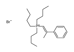 tributyl(2-phenylprop-1-enyl)phosphanium,bromide Structure