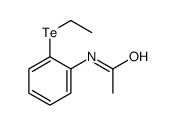 N-(2-ethyltellanylphenyl)acetamide Structure