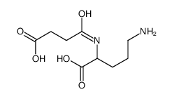 5-amino-2-(3-carboxypropanoylamino)pentanoic acid结构式