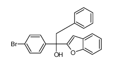 1-(1-benzofuran-2-yl)-1-(4-bromophenyl)-2-phenylethanol Structure