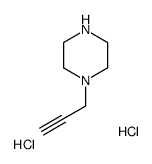 1-(2-丙炔)哌嗪双盐酸盐结构式