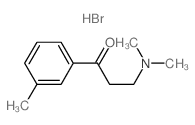 3-dimethylamino-1-(3-methylphenyl)propan-1-one结构式