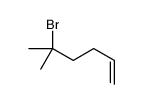 5-bromo-5-methylhex-1-ene Structure