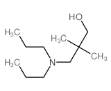 3-(dipropylamino)-2,2-dimethyl-propan-1-ol结构式