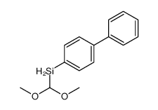 dimethoxymethyl-(4-phenylphenyl)silane结构式