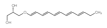 (2S)-3-[(1E,3E,5E,7E,9E)-dodeca-1,3,5,7,9-pentaenoxy]propane-1,2-diol Structure