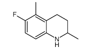 6-fluoro-2,5-dimethyl-1,2,3,4-tetrahydroquinoline结构式