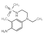 Methanesulfonamide,N-[2-[(4-amino-3-methylphenyl)ethylamino]ethyl]-结构式