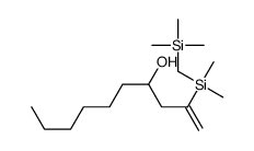 2-[dimethyl(trimethylsilylmethyl)silyl]dec-1-en-4-ol Structure