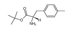 (S)-(p-metyl phenyl) alanine tert-butyl ester structure