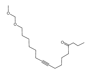 17,19-dioxaicos-9-yn-4-one Structure