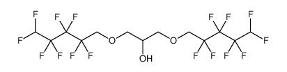 2-Propanol, 1,3-bis[(2,2,3,3,4,4,5,5-octafluoropentyl)oxy] Structure