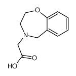2-(3,5-dihydro-2H-1,4-benzoxazepin-4-yl)acetic acid Structure