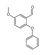 5-methoxy-2-(phenoxy)benzaldehyde Structure