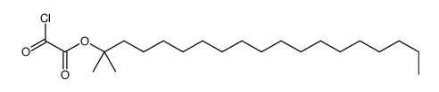 2-methylnonadecan-2-yl 2-chloro-2-oxoacetate结构式