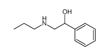 2-(N-propylamino)-1-phenylethanol结构式