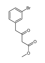 Methyl 4-(3-bromophenyl)-3-oxobutanoate结构式