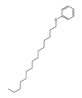 pentadecylsulfanylbenzene Structure