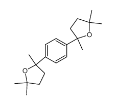 1,4-Bis-(1,5,5-trimethyl-tetrahydro-(2)furyl-benzol结构式