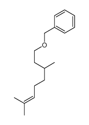 3,7-dimethyloct-6-enoxymethylbenzene结构式