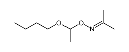 Propan-2-one O-(1-butoxy-ethyl)-oxime Structure