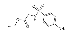 N-sulfanilyl-glycine ethyl ester Structure