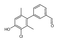 3'-chloro-4'-hydroxy-2',6'-dimethylbiphenyl-3-carbaldehyde Structure