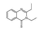 2,3-diethyl-3H-quinazoline-4-thione结构式