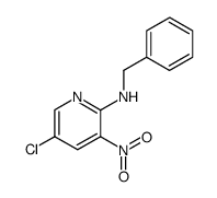 benzyl-(5-chloro-3-nitro-[2]pyridyl)-amine Structure