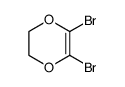 2,3-dibromo-1,4-dioxacyclohexene Structure