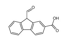 2-carboxy-9-formylfluorene Structure