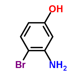 3-氨基-4-溴苯酚结构式