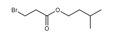3-bromo-propionic acid isopentyl ester Structure