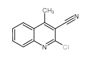2-Chloro-4-methyl quinoline-3-carbonitrile Structure
