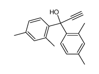 1,1-bis(2,4-dimethylphenyl)-2-propyn-1-ol结构式