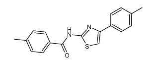 2-p-methylbenzoylamino-4-p-tolylthiazole Structure