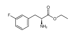 (S)-2-Amino-3-(3-fluorophenyl)propionicacidethylester结构式