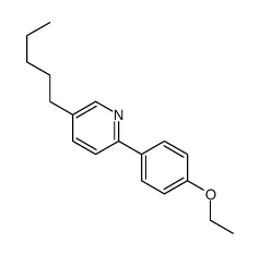 2-(4-ethoxyphenyl)-5-pentylpyridine Structure