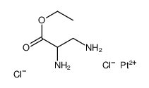 ethyl 2,3-diaminopropanoate,platinum(2+),dichloride Structure