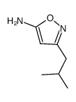 3-Isobutylisoxazol-5-amine Structure