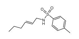 N-[(2E)-hex-2-en-1-yl]-4-methylbenzene-1-sulfonamide Structure