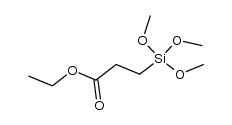 ethyl 3-(trimethoxysilyl)propanoate结构式