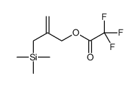 2-(trimethylsilylmethyl)prop-2-enyl 2,2,2-trifluoroacetate结构式