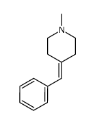 1-methyl-4-phenylmethylene-1-azacyclohexane结构式