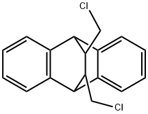 11,12-bis(chloromethyl)-9,10-dihydro-9,10-ethanoanthracene结构式