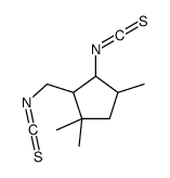 3-isothiocyanato-2-(isothiocyanatomethyl)-1,1,4-trimethylcyclopentane Structure